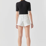 Destroyed Denim Shorts