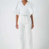 Puff Sleeve Detail Top