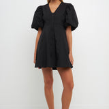 Buttons Detail Mini Dress