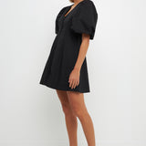 Buttons Detail Mini Dress