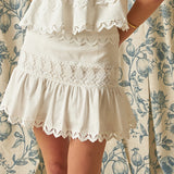 Trim Detail Mini Skirt
