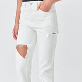 High Waist Ripped Jeans