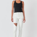 High Waist Ripped Jeans