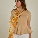 Flare Detail Knit Top