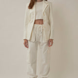 GREY LAB-Knit Crew Neck Cropped Tank Top-CAMI TOPS & TANK available at Objectrare