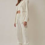 GREY LAB-Knit Crew Neck Cropped Tank Top-CAMI TOPS & TANK available at Objectrare