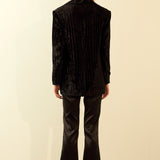 Oversized Velvet Blazer