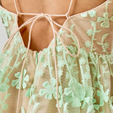 Crochet Layered Midi Dress