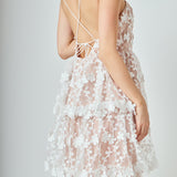 Crochet Layered Midi Dress