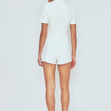 Short Sleeve Blazer Romper