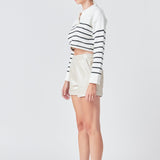 Shiny PU Shorts