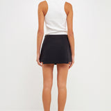 High-Waisted Skort
