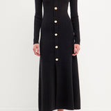 Premium Button-Down Maxi Dress