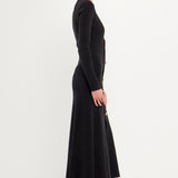 Premium Button-Down Maxi Dress