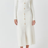 Premium Button-Down Maxi Dress