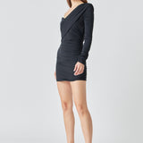 One-Sleeve Mini Dress