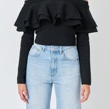 Off-The-Shoulder Knit Top
