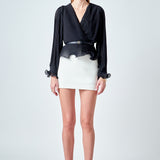 Lettuce Trim Long Sleeve Top