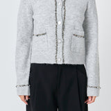 Sequins Trim Cardigan