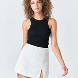 Slit Detail Skort