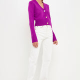 Heart Button Cardigan