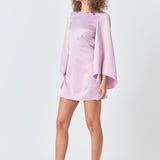 Bell-Sleeve Mini Dress - Final Sale