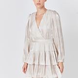 Metallic Mini Dress