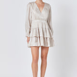 Metallic Mini Dress