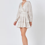 Metallic Mini Dress