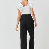 Organza Ruffle with Knit Top