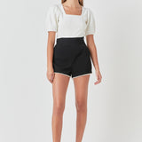 Premium Pearl-Trimmed Shorts