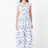 Floral Layered Long Dress