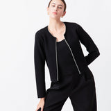 Pearl Trim Knit Cardigan