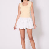 Pearl Trim Knit Tank Top