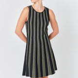 Lurex Knit Mini Dress