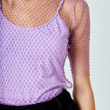 Embellishment Short Sleeve Top