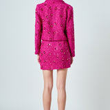 Sequins Cropped Blazer