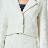 Sequins Cropped Blazer