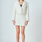 Sequins Cropped Blazer