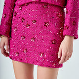 Sequins Mini Skirt