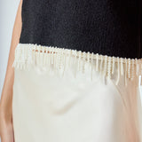 Premium Pearl Trim Knit Top