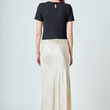 Premium Pearl Trim Knit Top