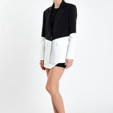Contrast Color Blazer