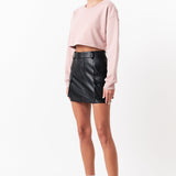 Cropped Long Sleeve Sweatshirt