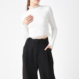 Edge Detail Fitted Sweater