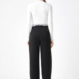 Edge Detail Fitted Sweater