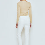 Scallop Detail Long Sleeve Sweater