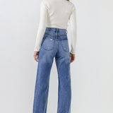 Scallop Detail Long Sleeve Sweater