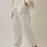 GREY LAB-Pockets Detail Loungewear Pants-PANTS available at Objectrare