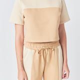 Colorblock Loungewear Top